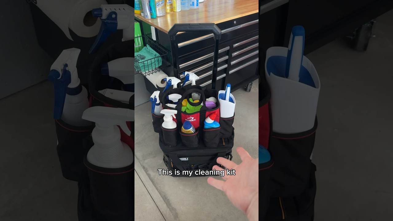 What&rsquo;s inside my cleaning bags? #cleaning #cleaningmotivation