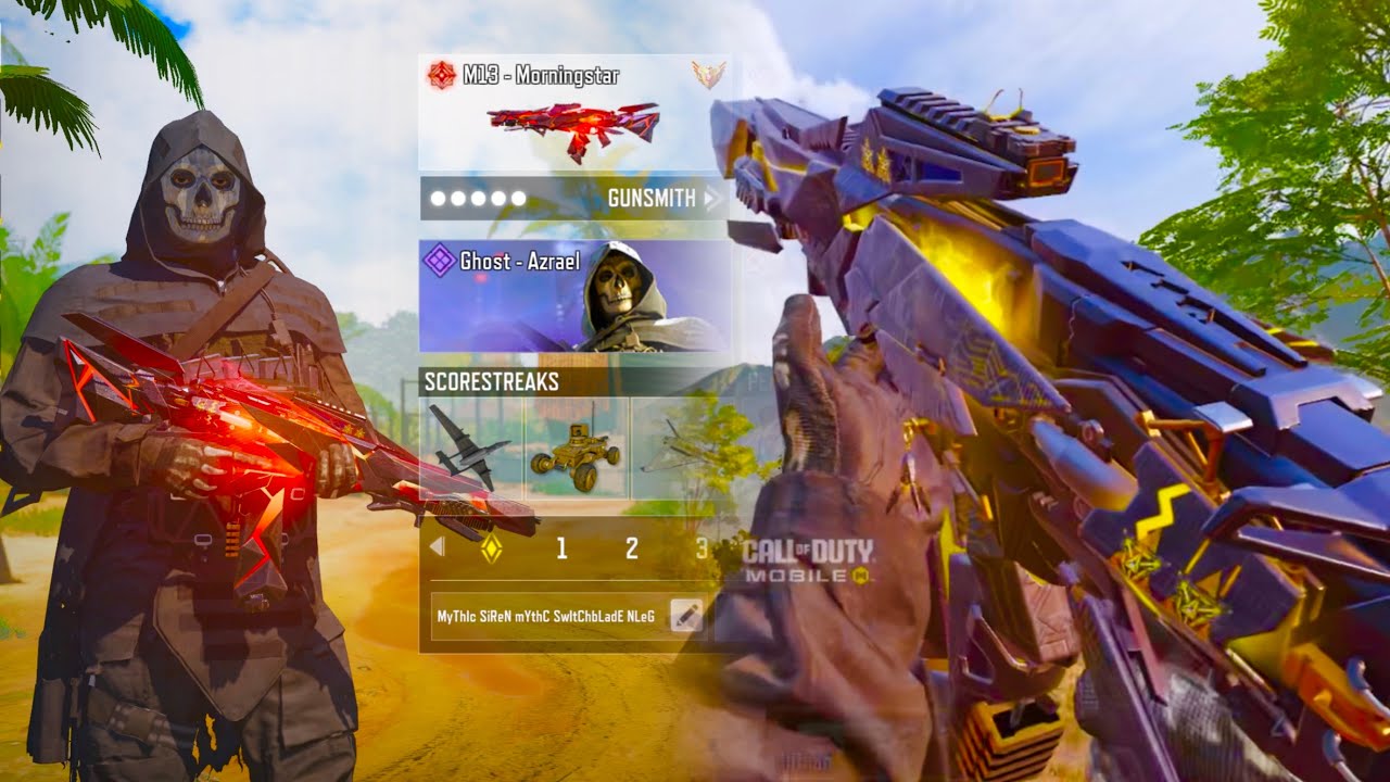 Mythic M13 Morningstar is now back with with the Ghost Azrael to drop hard hitting SND Clips in CODM