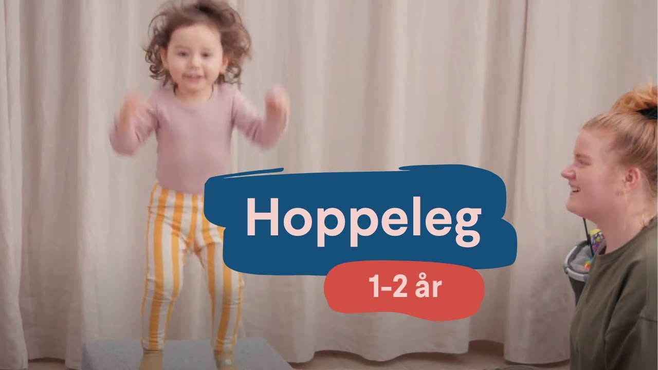 Motorik og leg 2-3 år: Hoppeleg