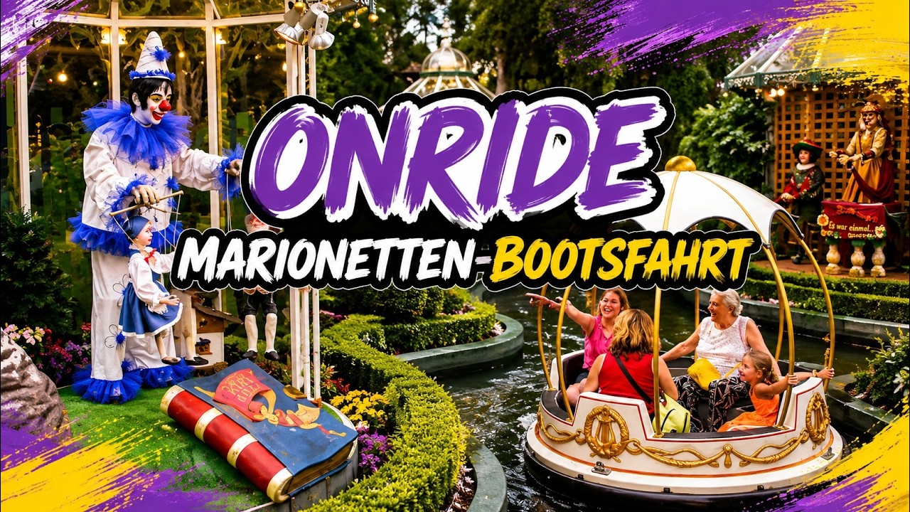 Marionetten-Bootsfahrt (Puppet Boat Ride) Onride | EUROPA PARK 🇩🇪