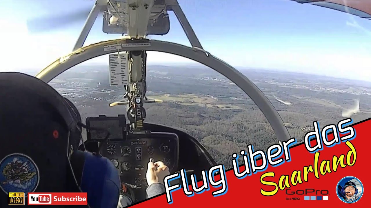 Mit der C-22 über dem Saarland