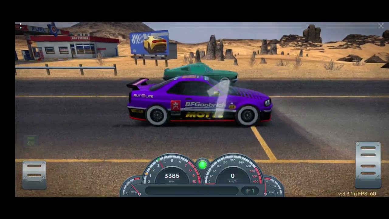 Drag Racing 3D: Streets &mdash; GTR-34 &ndash; Трата энергии