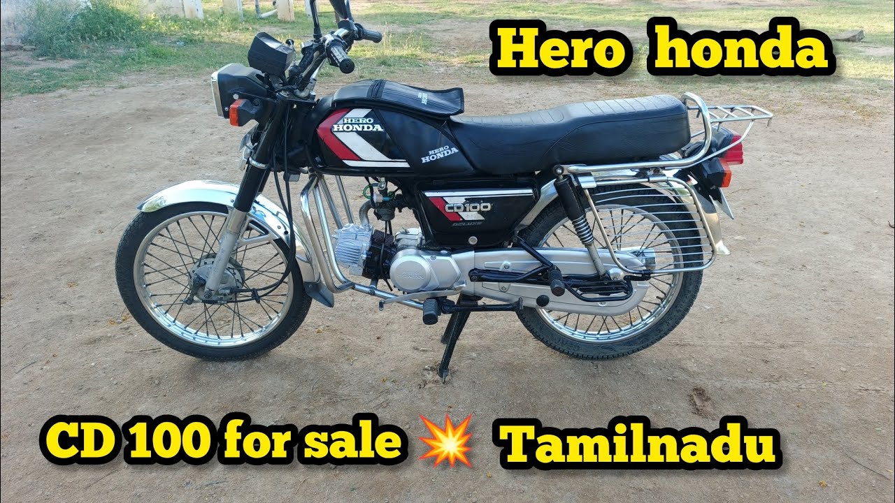 hero honda cd 100 for sale in Tamilnadu 💥