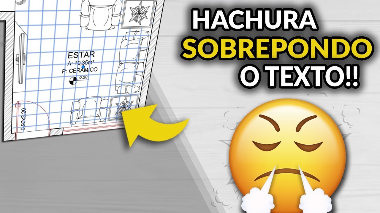 Hachuras Sobrepondo o Texto no AutoCAD!! O Que Fazer? - Série Dominando o AutoCAD 2019 #34