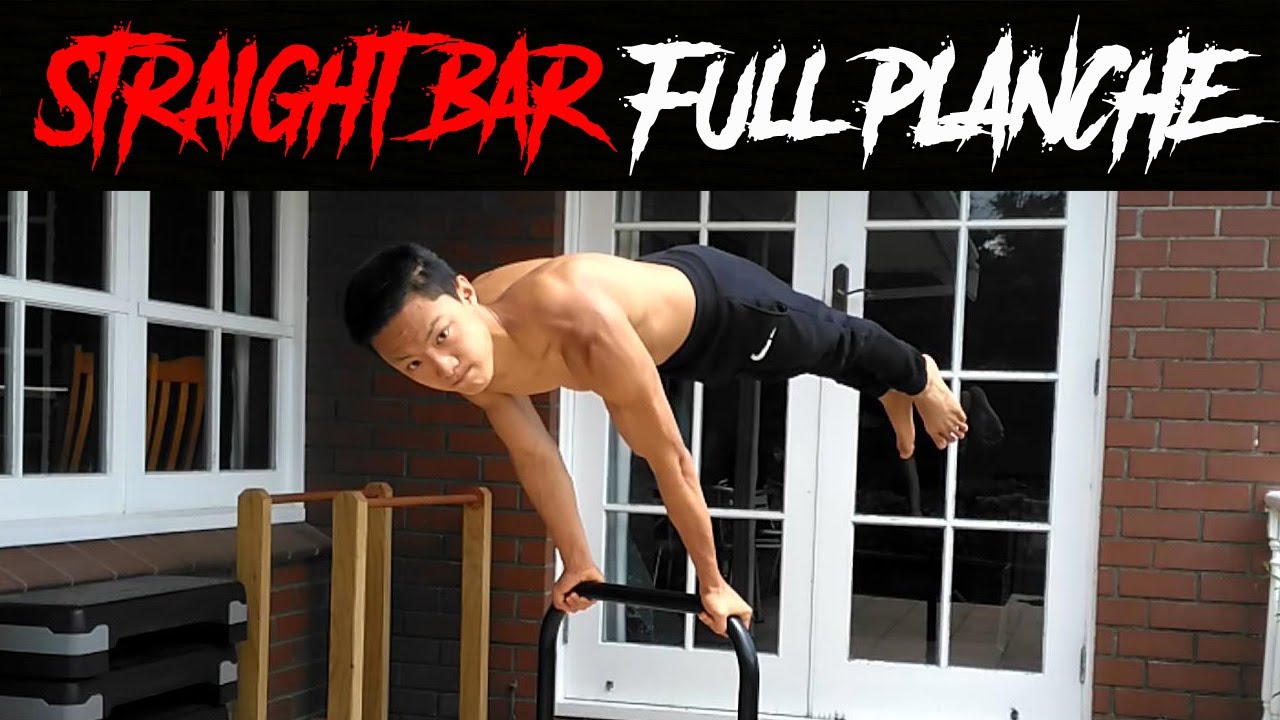 How To STRAIGHT BAR FULL PLANCHE Tutorial (Using the Supinated-grip!)