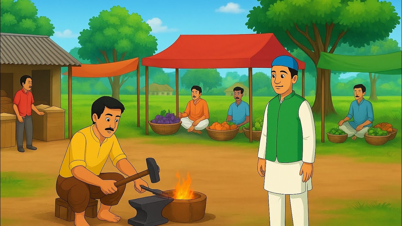 गरीब लोहार का जादुई हिरन | Hindi Story | Hindi Kahaniya | Moral Stories | Cartoon Story