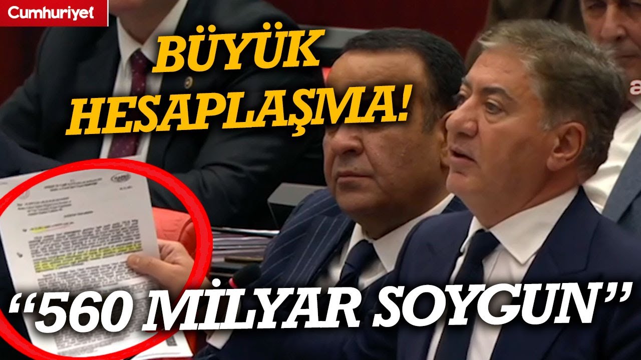 Meclis&rsquo;te b&uuml;y&uuml;k hesaplaşma! Murat Emir belgelerle masada; &ldquo;560 milyar soygun&rdquo;