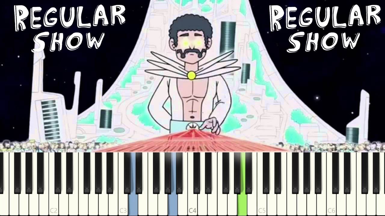 Regular Show - Gary vs David Synthesizer Duel  || SHEET & MIDI