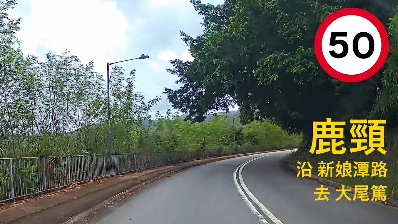 [郊遊] 2025/10/05 藍天白雲 翠綠山林 鹿頸路 新娘潭路 大尾篤 #鹿頸 #沙頭角 #北區 #新娘潭 #大美督 #大埔