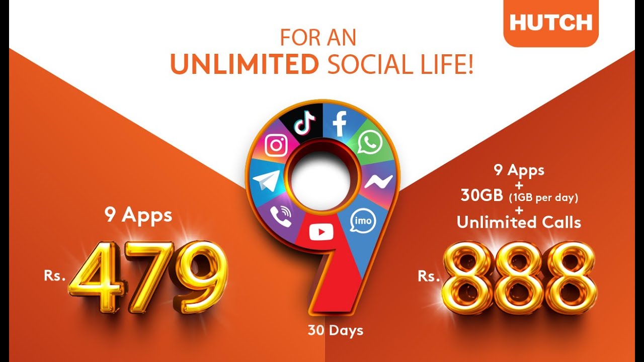 HUTCH UNLIMITED SOCIAL LIFE, JUST FOR YOU!