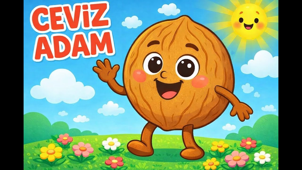 CEVİZ ADAM / Eğlenceli Çocuk Şarkısı/ Eğitici Çocuk Şarkısı