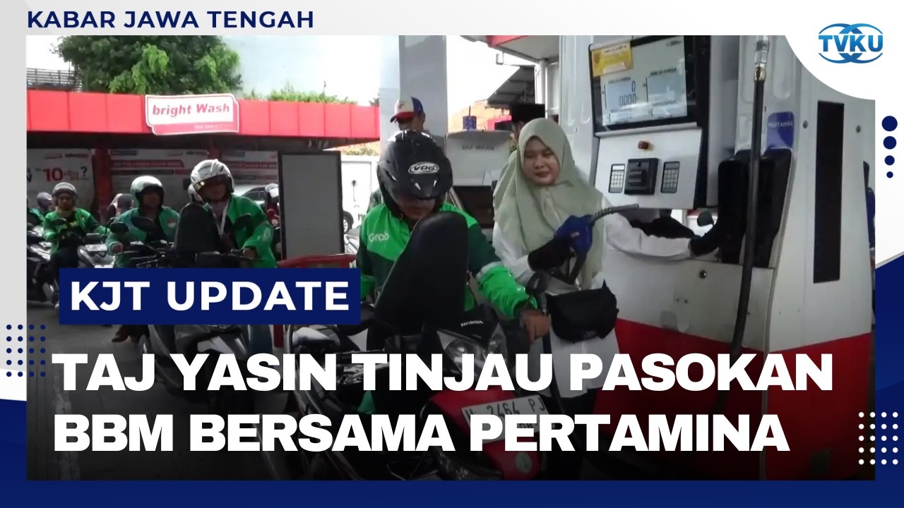 Pastikan Stok Aman, Taj Yasin dan Pertamina Tinjau Pasokan BBM di SPBU