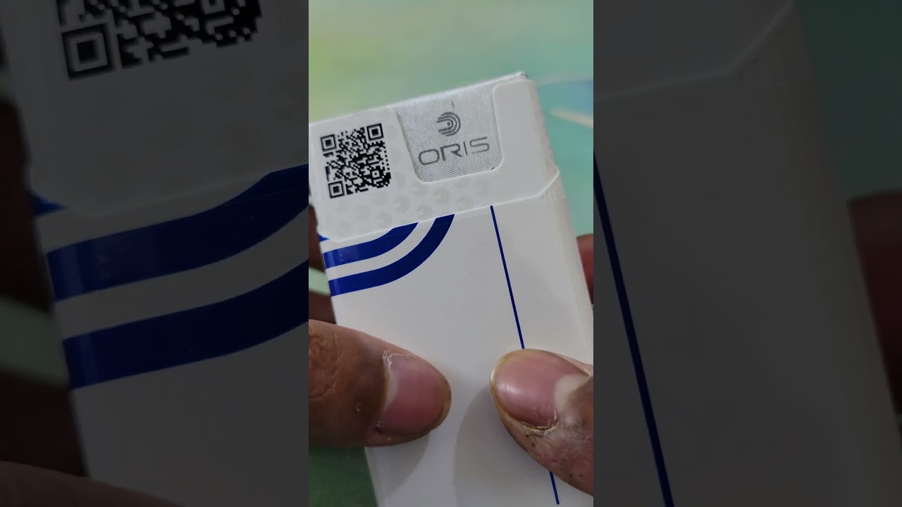 ORIS Premium Blue cigarette unboxing in Bangladesh 🚬