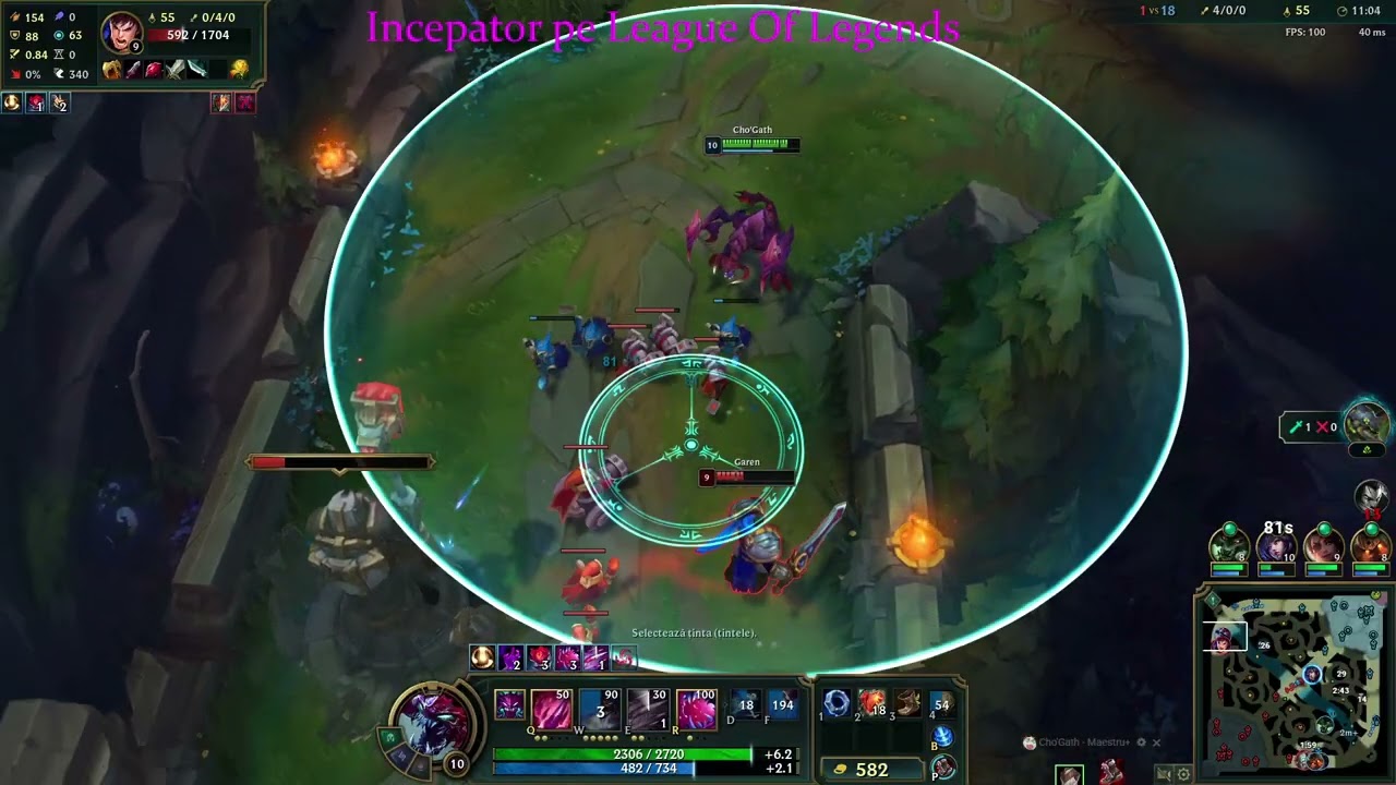 Cho’Gath pe Top Lane – 10/2 și dominație totală! 🐲 Ep 3