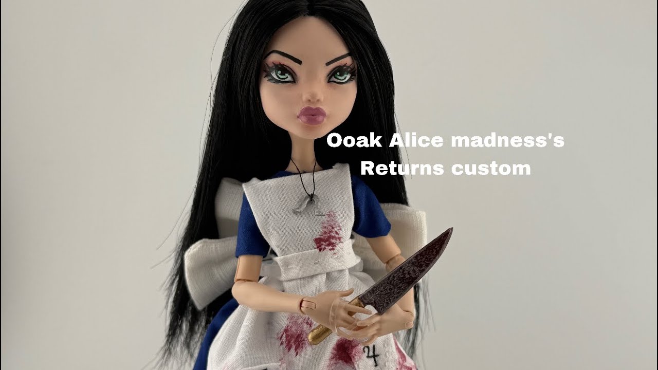 Ooak Alice madness returns monster high custom. 