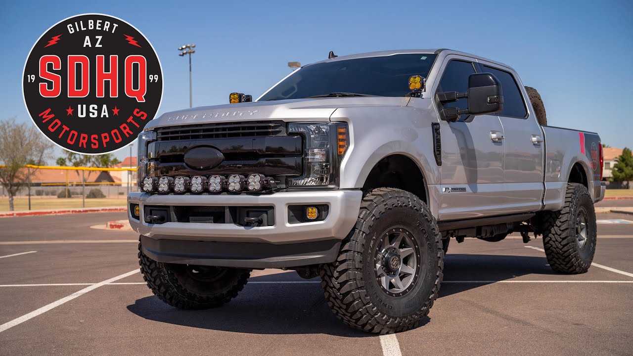 Serena's F250 on 40's with bypass shocks!