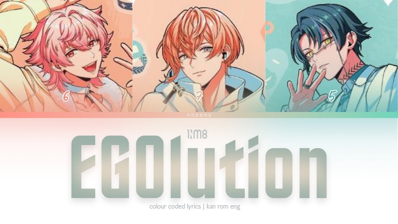 EGOlution - 1Nm8 (Paradox Live パラライ) | Color Coded Lyrics (Kan/Rom/Eng)