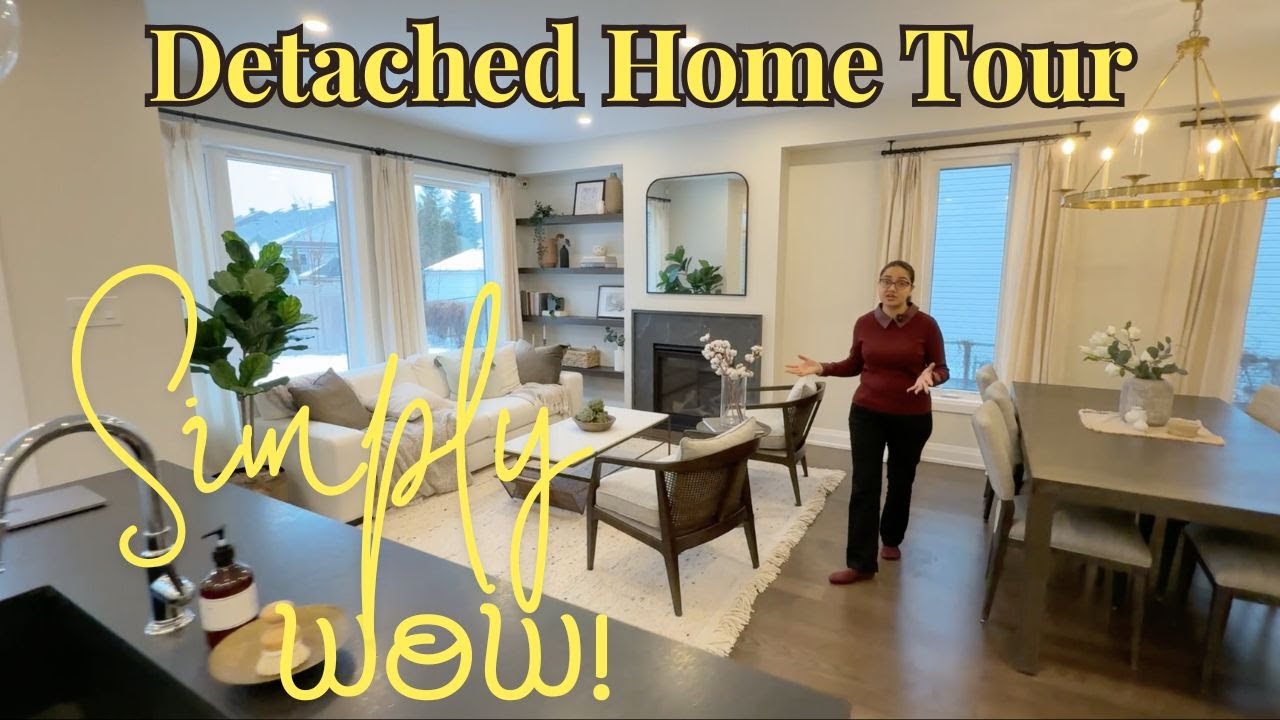 Brand New Detached House in Mid 700s in Ottawa| Model Home Tour| Canada Home Tour