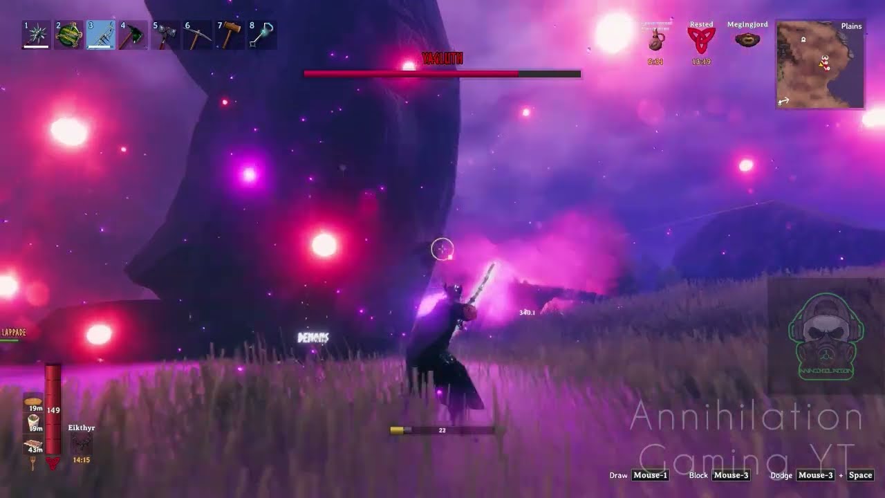 VALHEIM FIGHTING YAGLUTH (PLAINS BOSS) 💀🔥  | #valheim #valheimlive #annihilationgaming