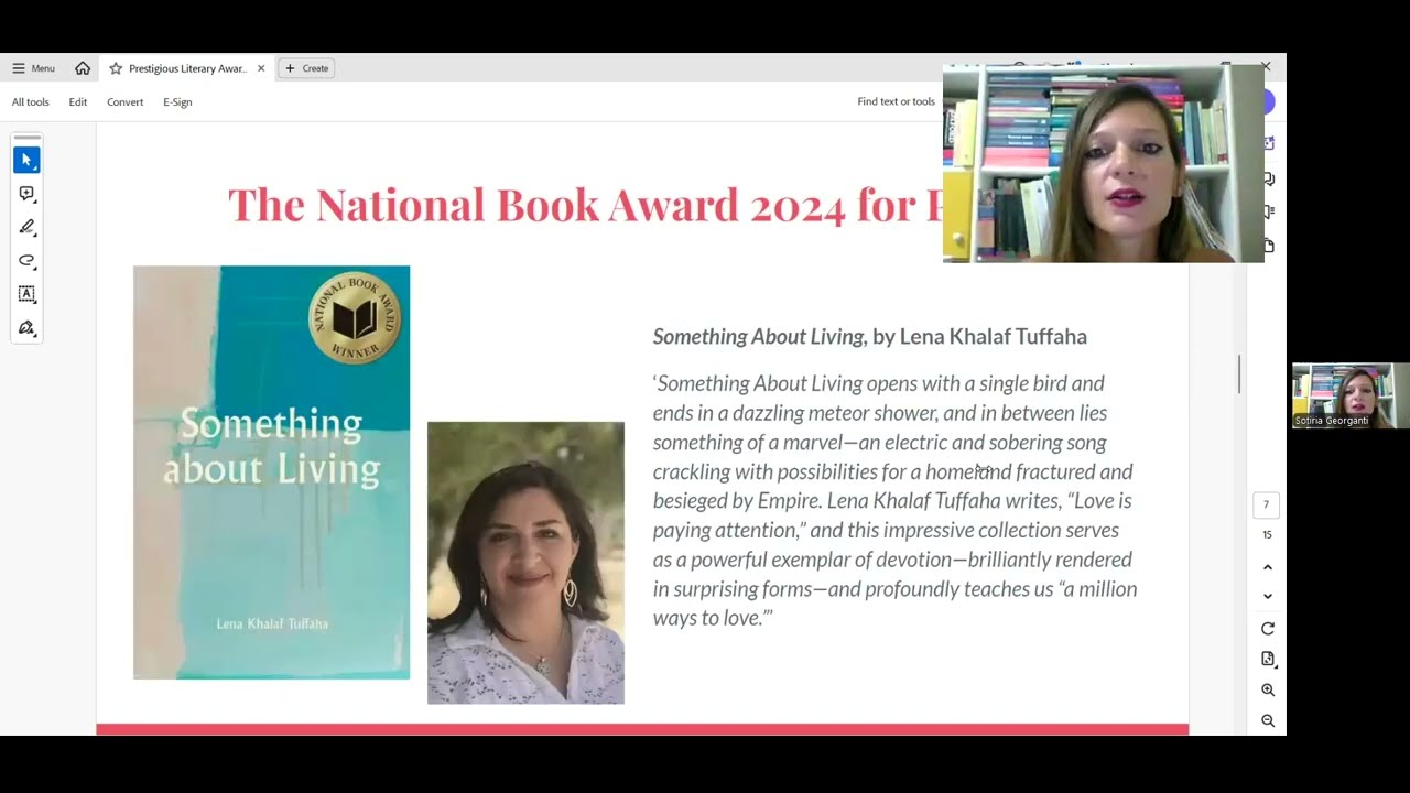 Under-Representation of Prestigious Literary Prizes Won by Women, WWC Meeting, PEN Congress, 2025