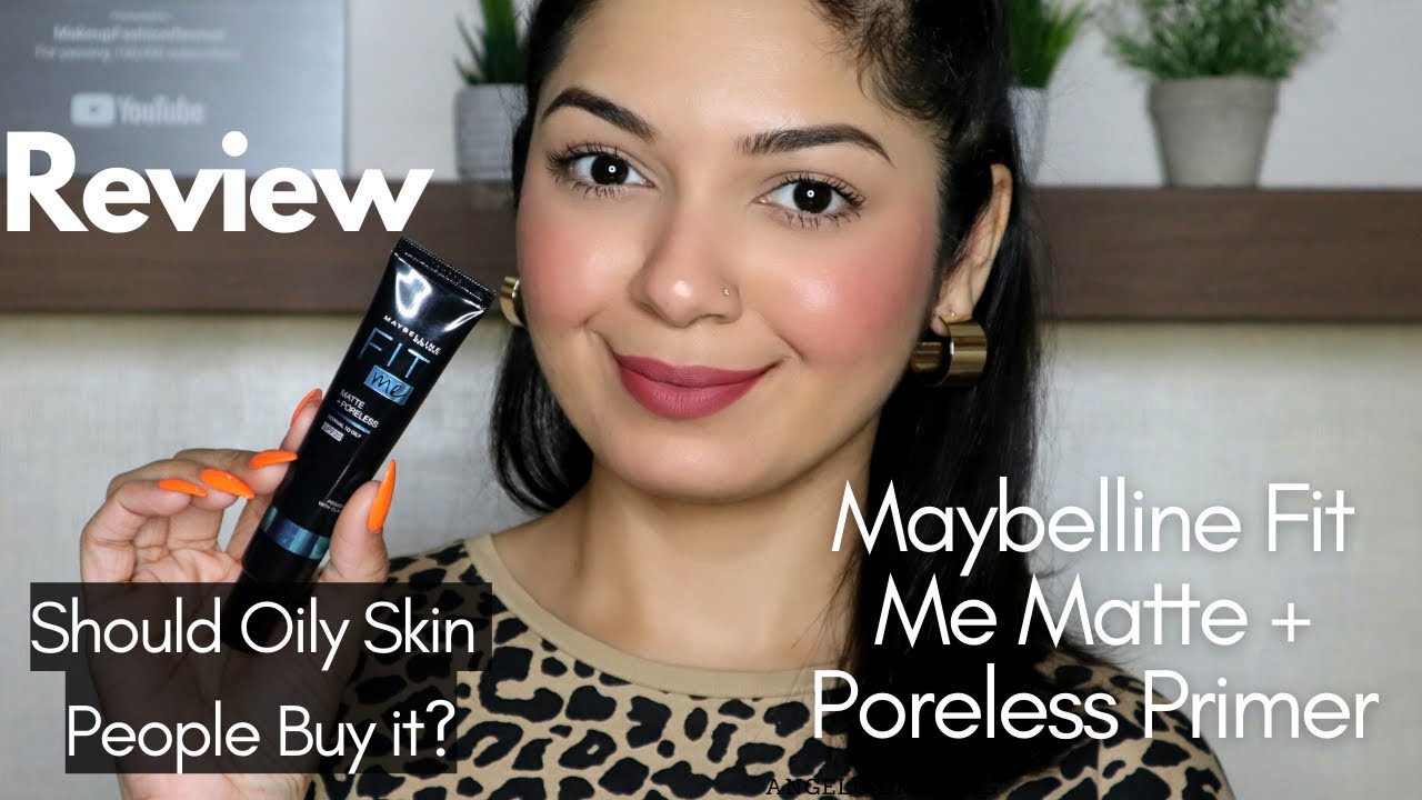 I didn't have any expectations from this primer | Maybelline Matte + Poreless Primer