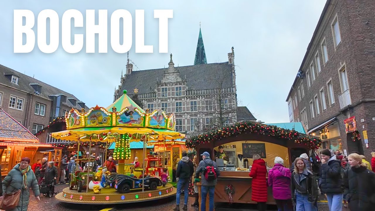 Bocholt Weihnachtsmarkt 12/ 2024 Walking Tour Rundgang 4K