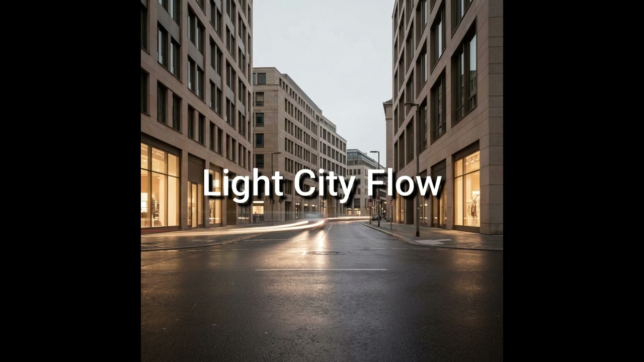 【日常放鬆 BGM｜Daily Relax & Focus】《城市輕流》｜Light City Flow｜無版權BGM / Copyright Free Music