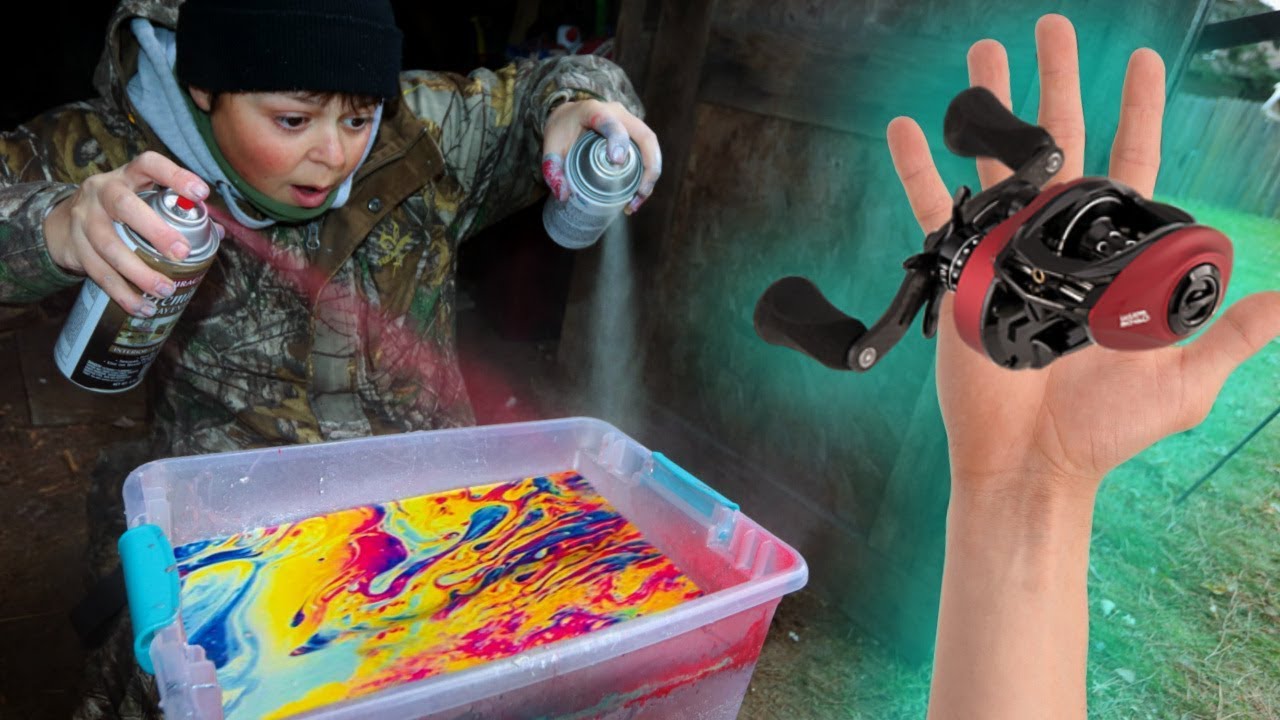 HYDRO Dipping Fishing Reel! (SATISFYING)