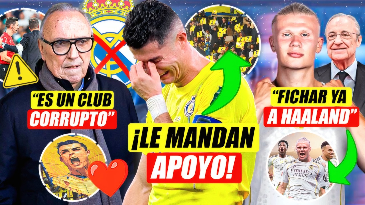 ¡TODOS APOYAN A CRISTIANO RONALDO! REGRESA GOAT | ACUSAN DE LO PEOR AL REAL MADRID | ¿HAALAND?