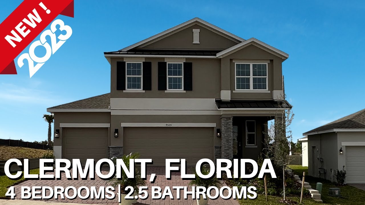 4 Bedroom New Construction House Tour in Clermont Florida