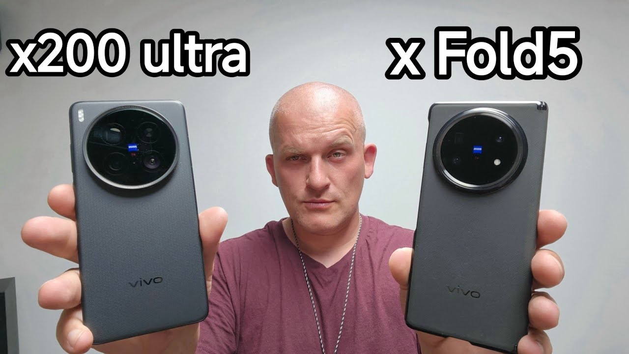 VIVO X FOLD 5 VS VIVO  X200 ULTRA   Porównanie Kamer