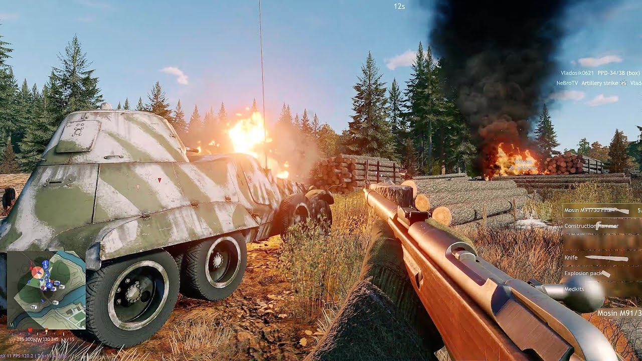 Enlisted Gameplay - Maisky Forestry - Battle For Moscow [1440p 60FPS]