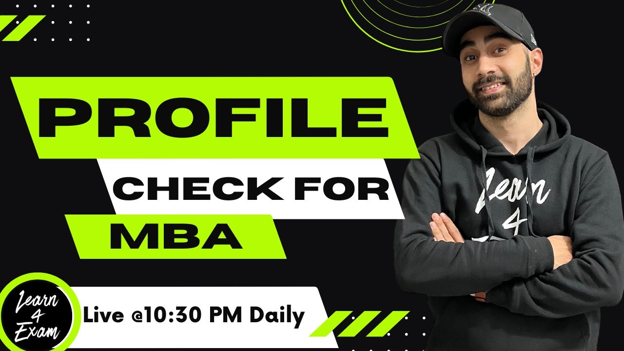 Profile Check For MBA | Will IIM, XLRI, NMIMS, or SIBM Give Me A Call?