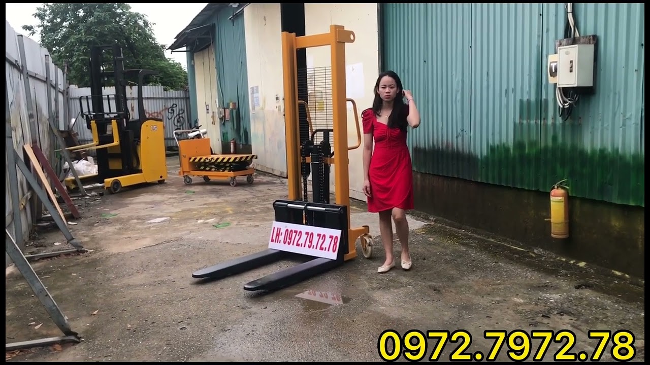 Xe nâng tay cao 3 tấn nâng cao 1.6m hãng Foshan | Xe nâng tay | 0972.7972.78