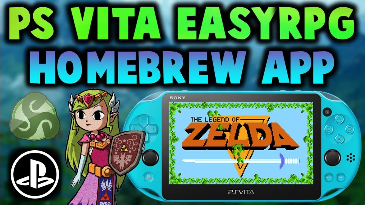 PS Vita EasyRPG Player Homebrew App! (Play RPG Maker Games!)