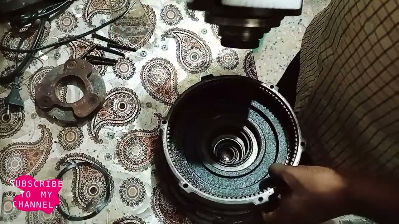 Single Disk Machine Gear Box | How to repair gear box | gear replace | #singledisk #scrubber #repair