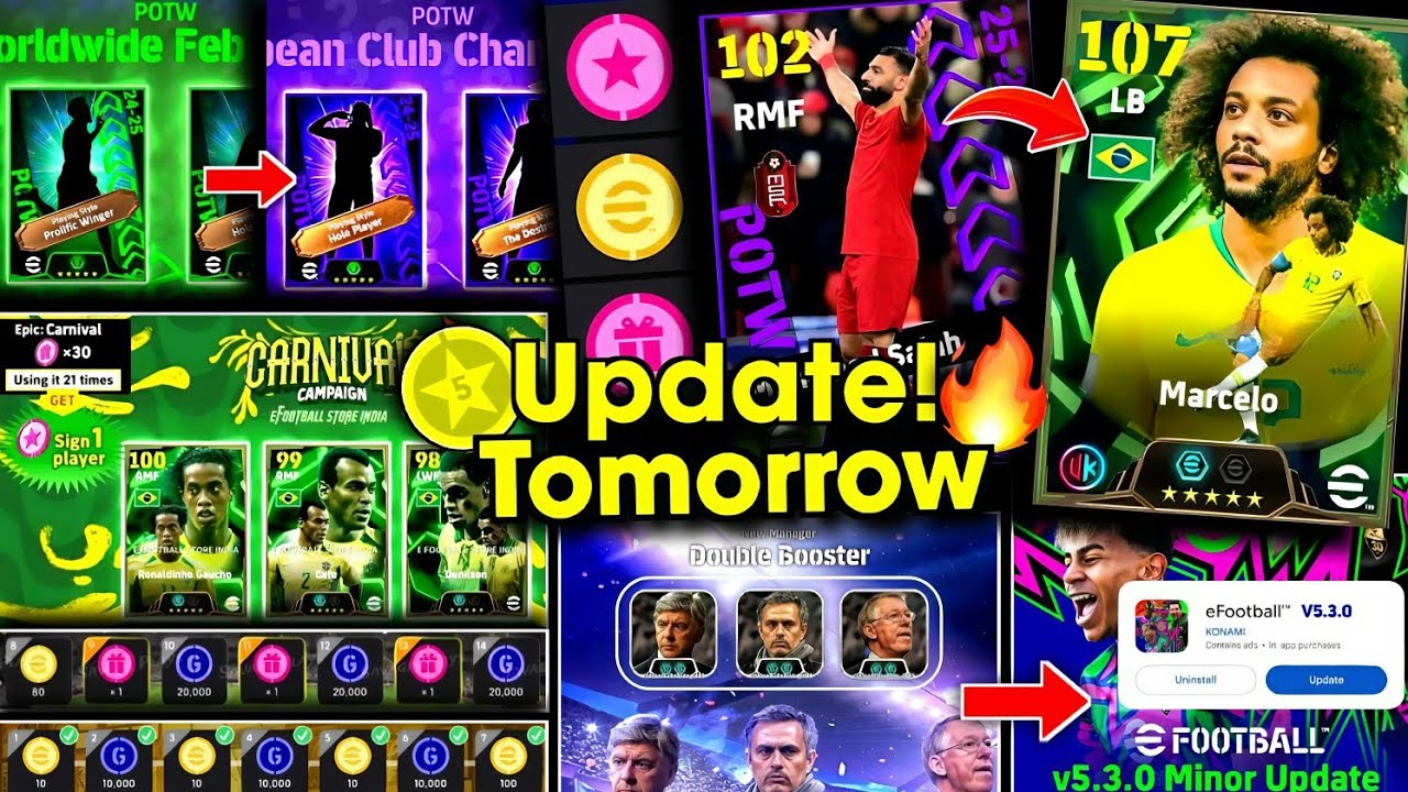 Обновление eFootball 2026!! Что нас ждёт завтра и в понедельник в eFootball 🤩 Бесплатные эпически...