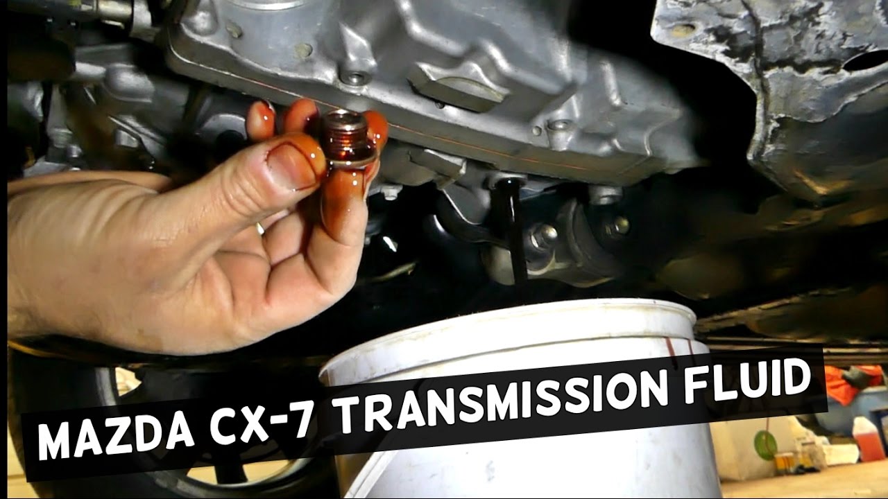 MAZDA CX-7  AUTOMATIC TRANSMISSION FLUID DRAIN FLUSH CX7 2.3