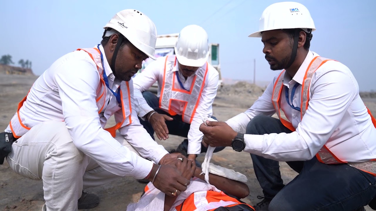 Day- 4 , First-aid to injured person at mine