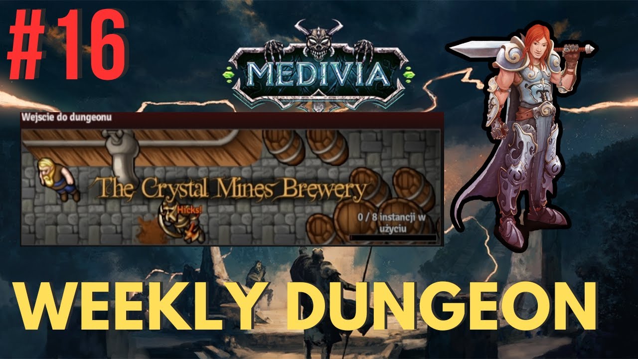 PIERWSZY WEEKLY DUNGEON! 😱 Czy warto go robić? | Medivia.online Tibia #16