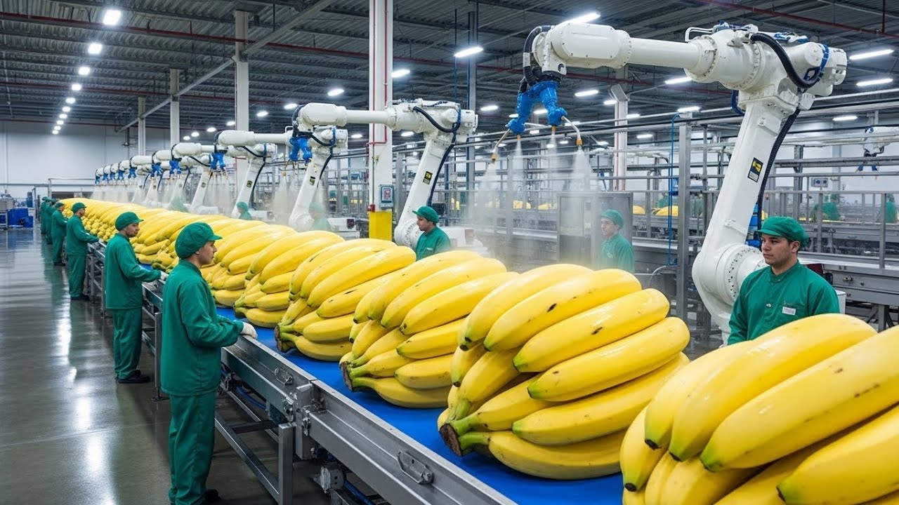 Inside the Fried Banana Factory: How Fried Bananas Are Made With Modern Technology (Full Process)