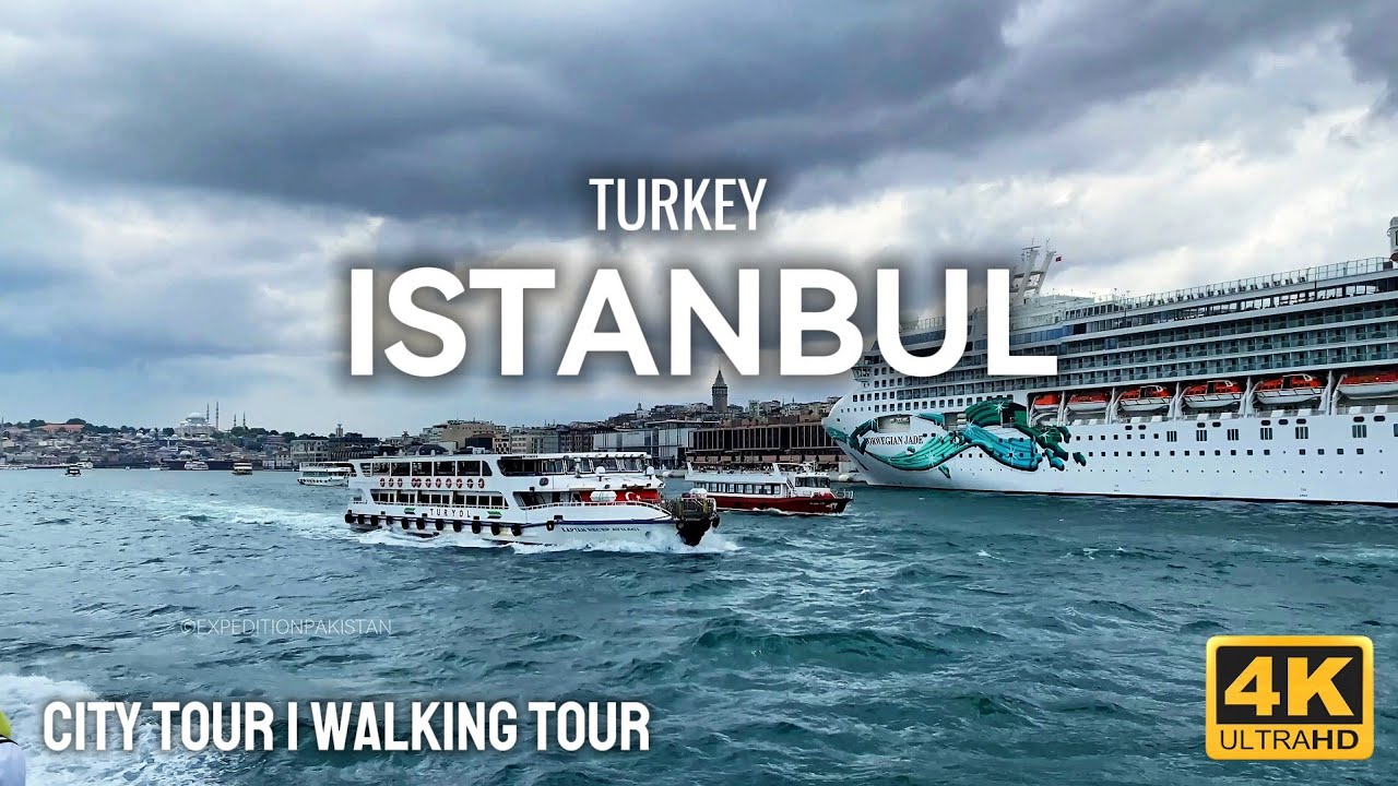 Istanbul 2025 🇹🇷 | Ferry Rides, Street Walks & Stunning Sights in 4K