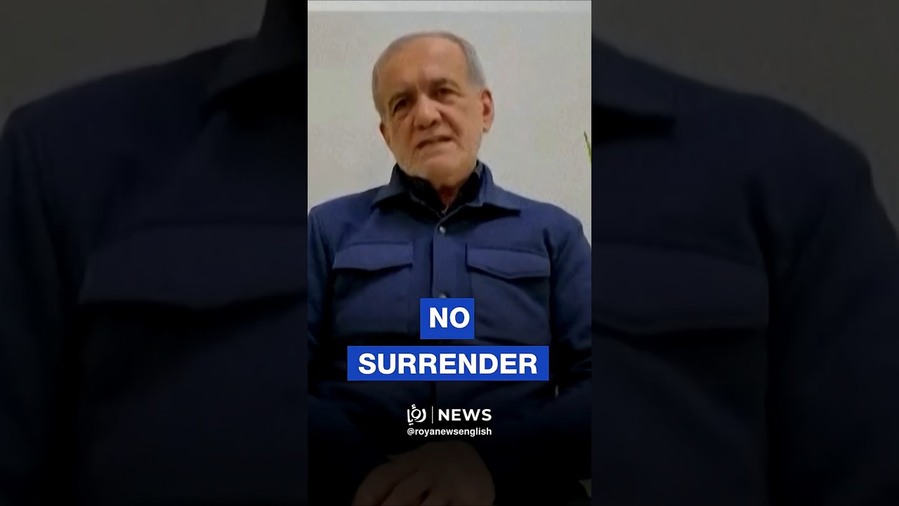 Pezeshkian says Iran will never surrender