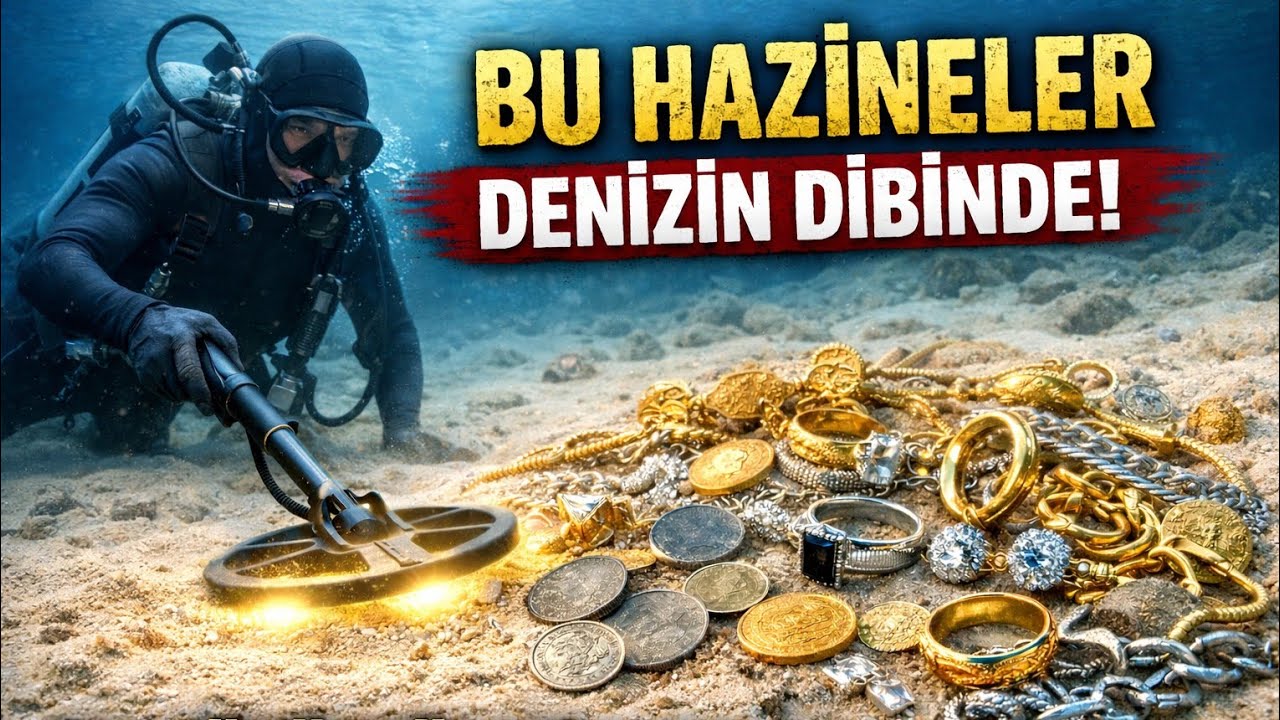 Denizin derinliklerinde kaybolan hazine #metaldetecting #hazineavı #sualtıkeşif #metaldetector#deniz
