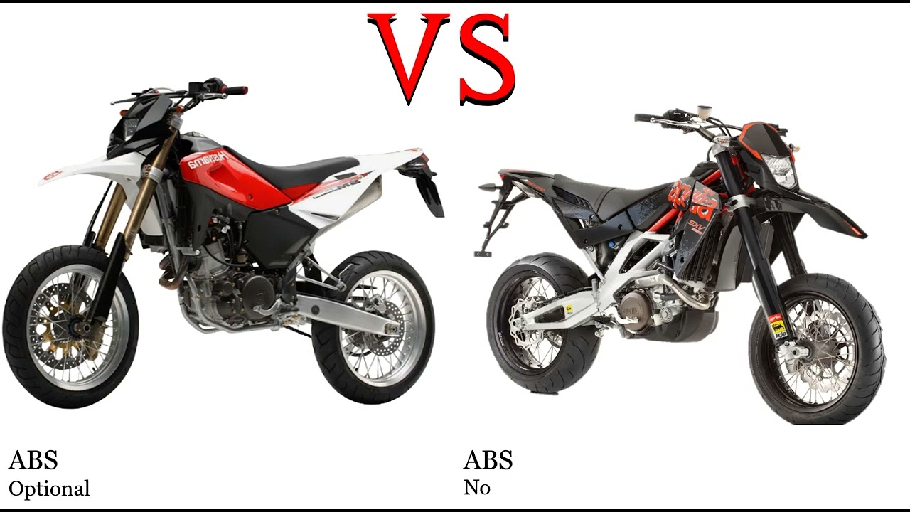 Husqvarna SM 630 vs Aprilia SXV 450 Test specification comparison
