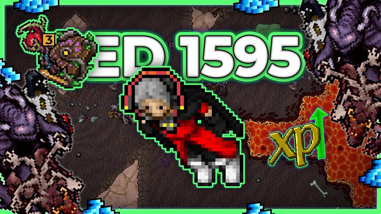 ED 1595 Hunt Solo Claustrophobic Inferno 7.4kk/h Raw + 2.6kk Profit - Tibia Hunt [13.21] #tibia