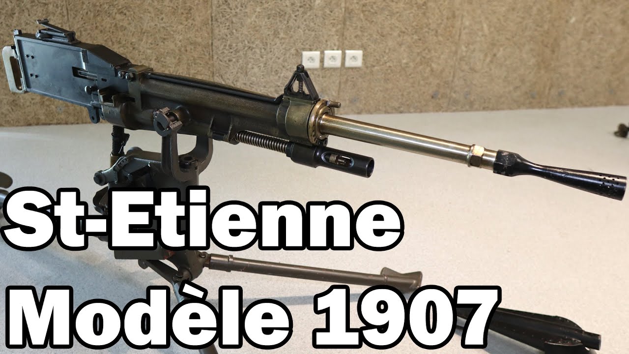 Mitrailleuse St-Etienne Modèle 1907 - Symbole de la Grande Guerre