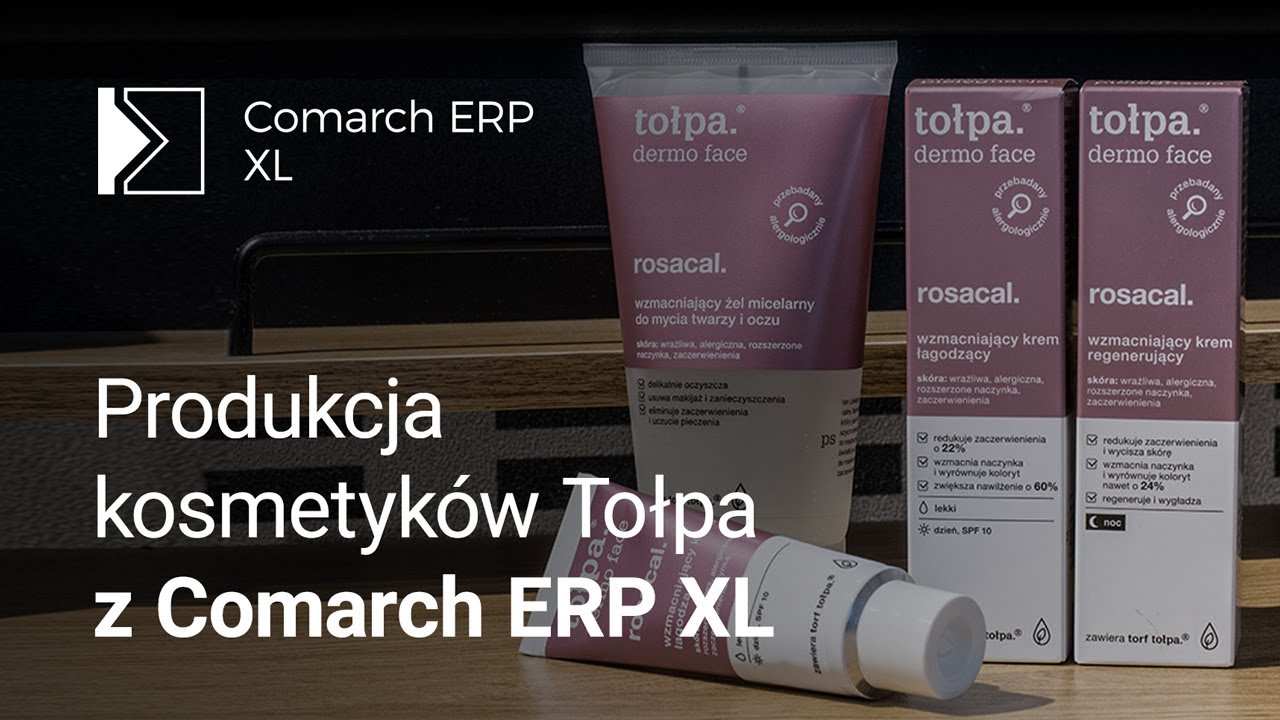 Produkcja kosmetyków Tołpa z Comarch ERP XL
