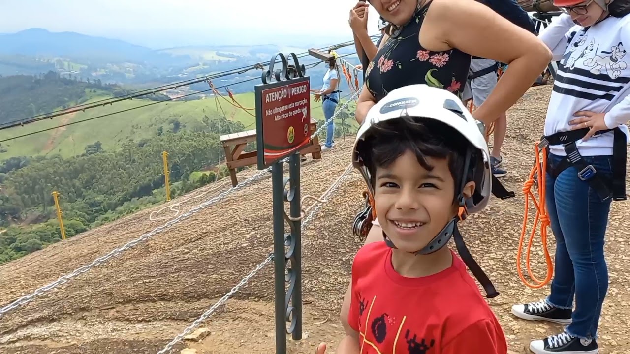 Mega tirolesa de pedra bela SP.