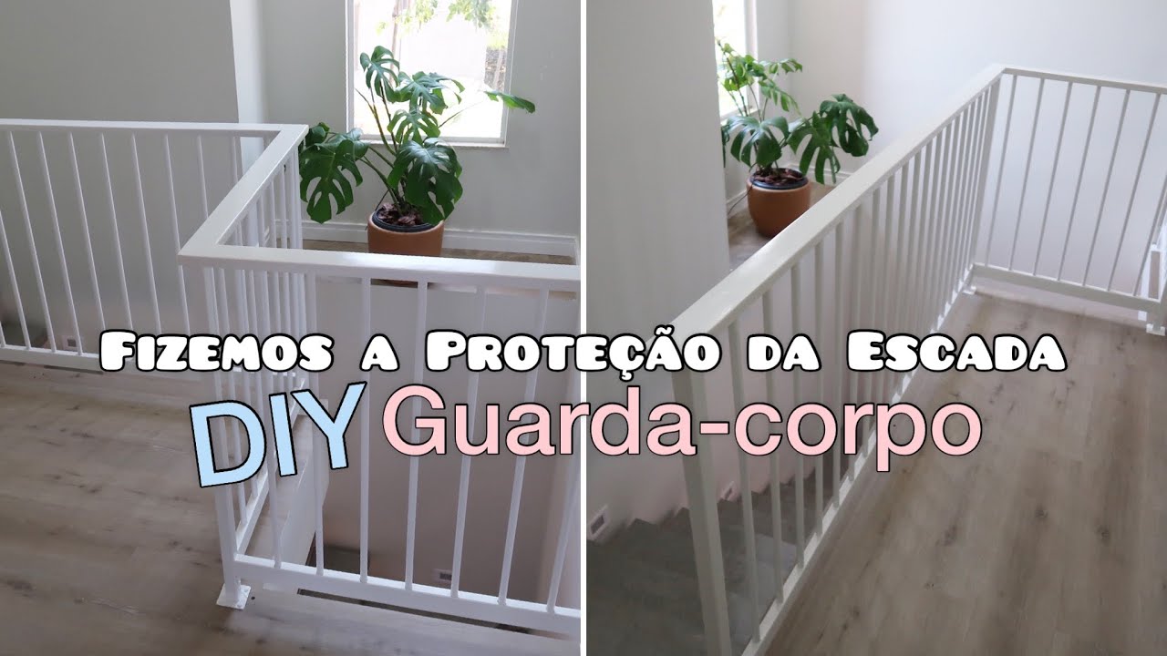 FAÇAVOCÊMESMO | FIZEMOS A PROTEÇÃO DA ESCADA | MAIS UMA ETAPA CONCLUÍDA